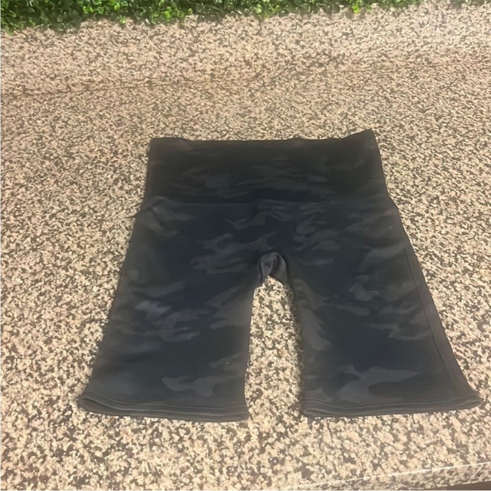 Black Camouflage Spanx Shaper Shorts